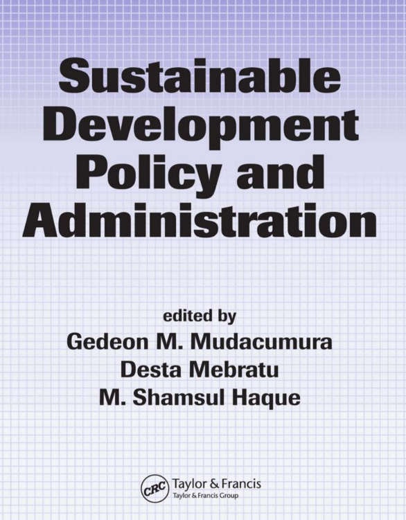 Sustainable Development Policy and Administration