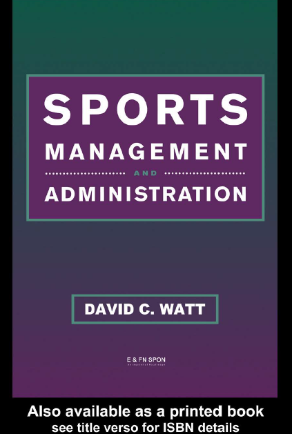 Sports Management and Administration