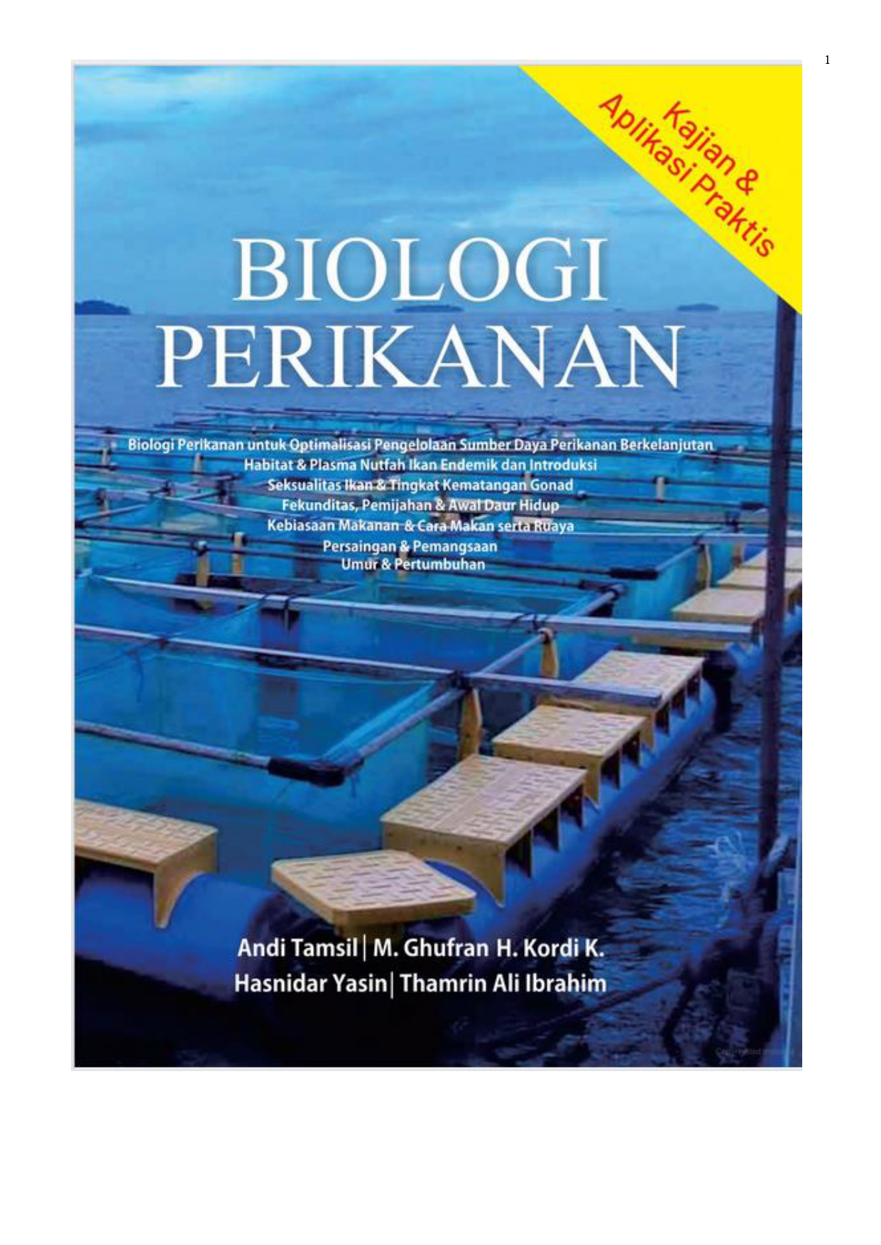 BIOLOGI PERIKANAN - Kajian & Aplikasi Praktis