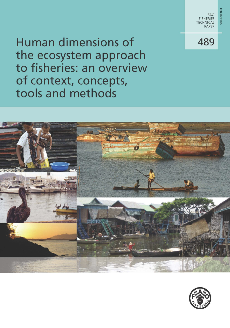 Human dimensions of the ecosystem approach to fisheries: an overview of context, concepts, tools and methods