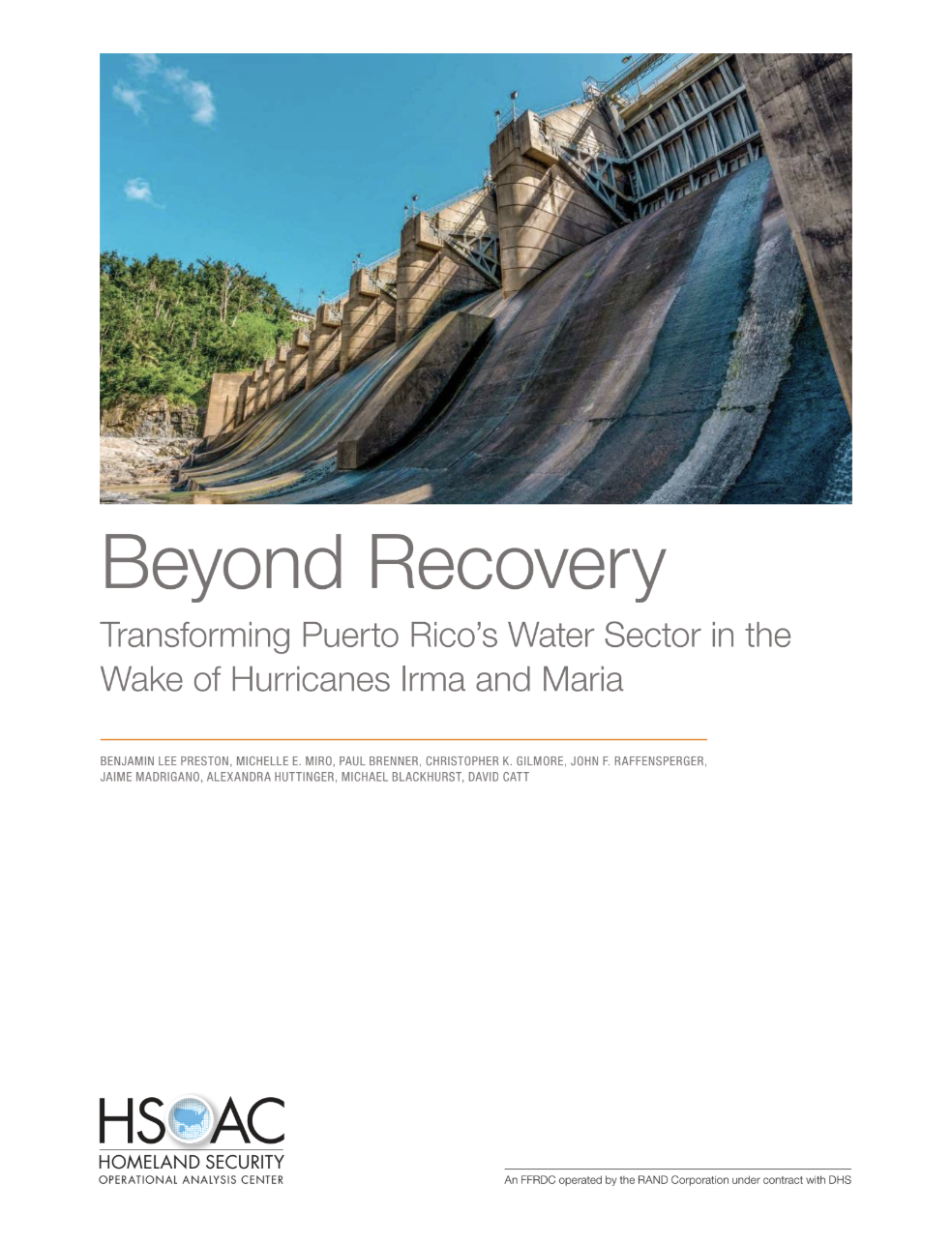 Beyond Recovery   Transforming Puerto Rico’s Water Sector in the  Wake of Hurricanes Irma and Maria 
