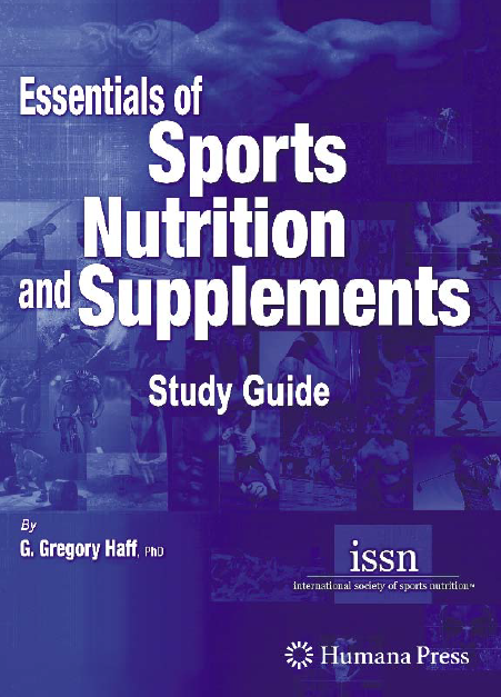 Essentials of sport Nutrition and supplements
