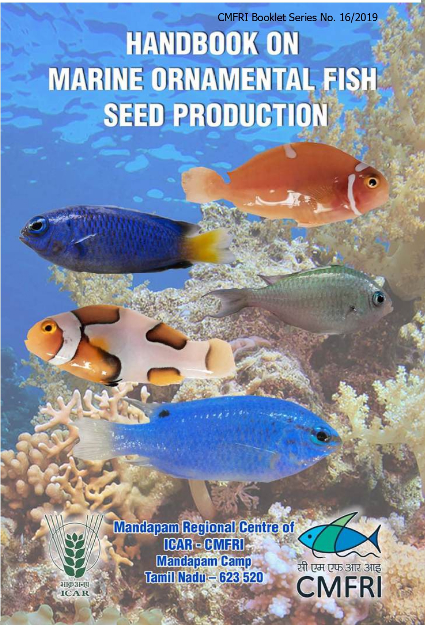 Handbook on marine Ornamental Fish Seed Production