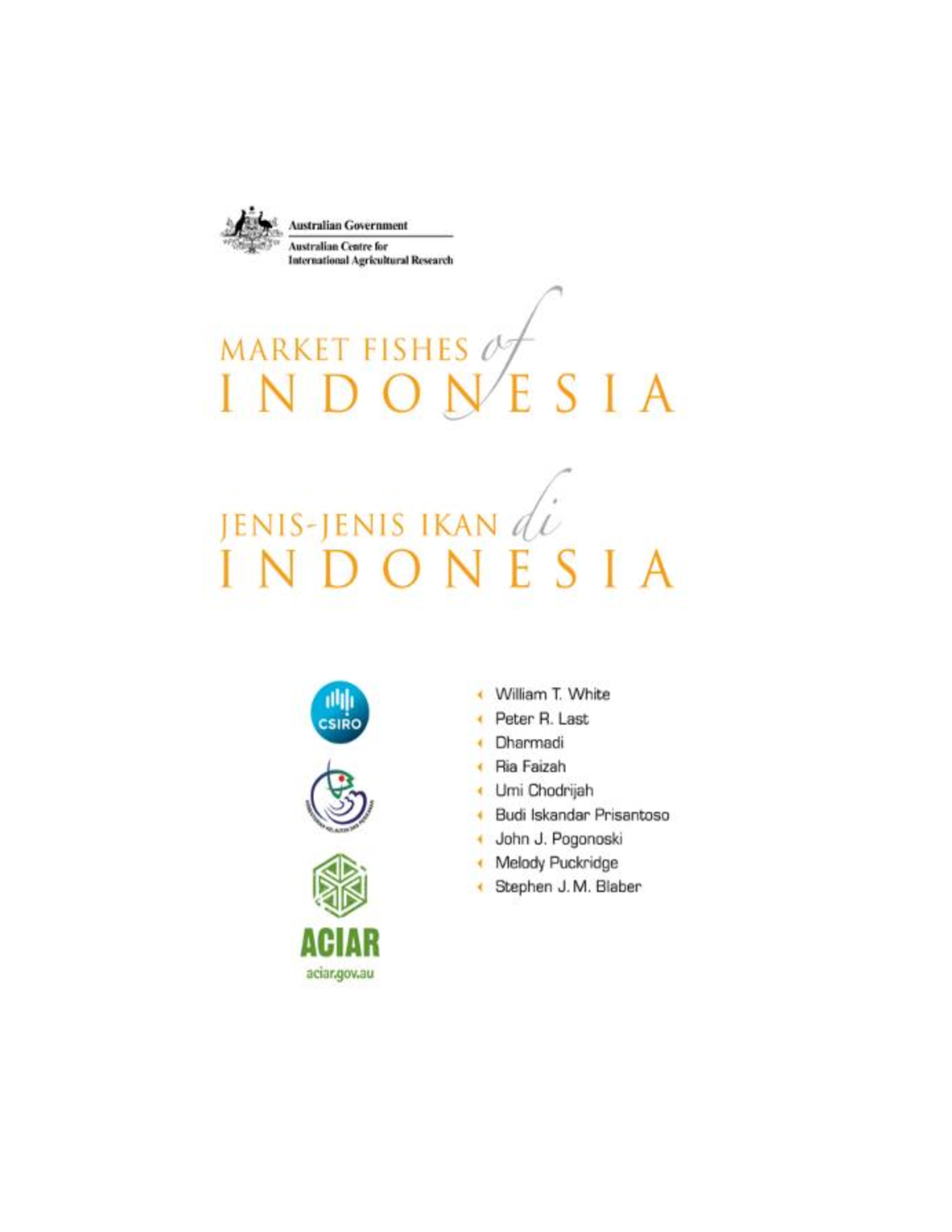 Market Fishes of Indonesia