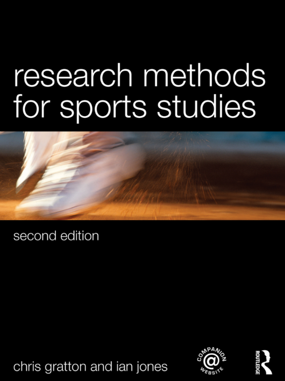 RESEARCH METHODS FOR SPORTS STUDIES